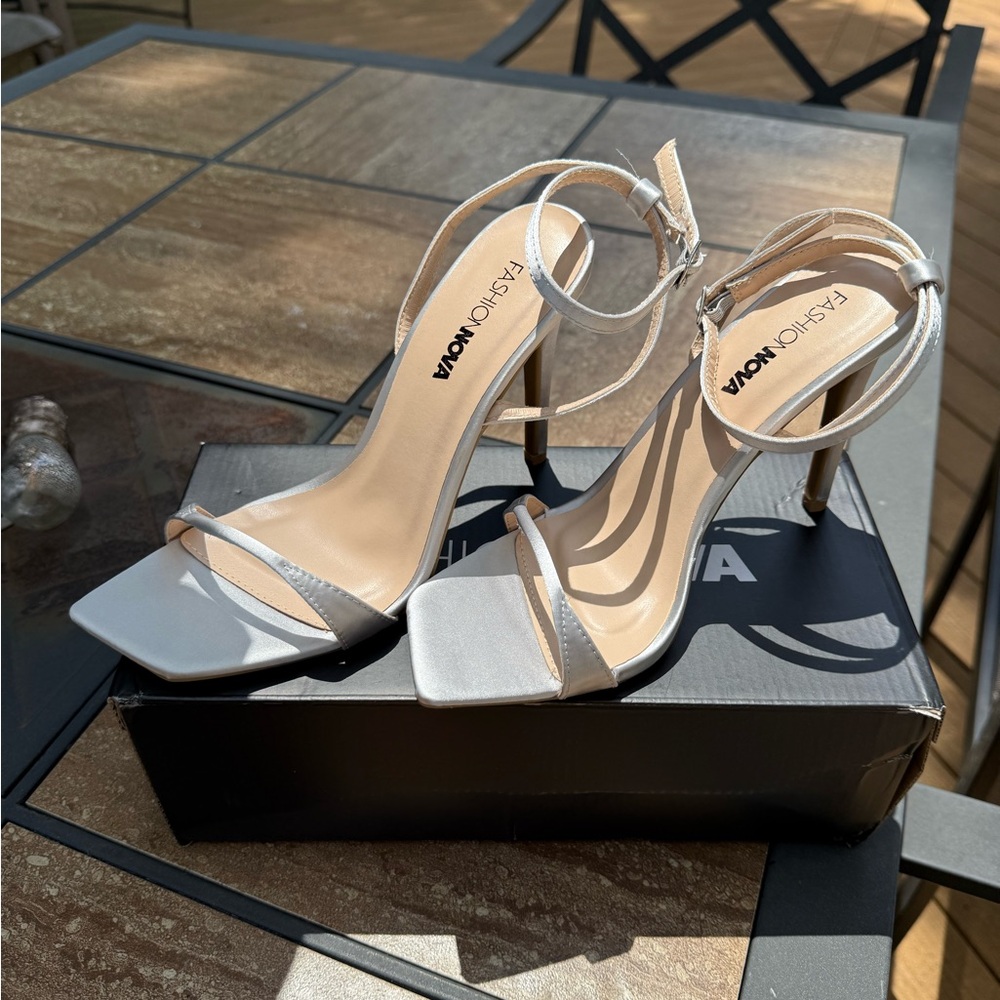 Fashion Nova Strappy Stiletto Heels